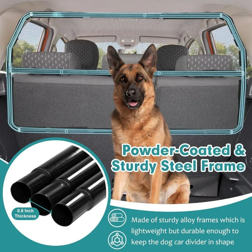 Dog Car Barrier Escape-Proof, 46